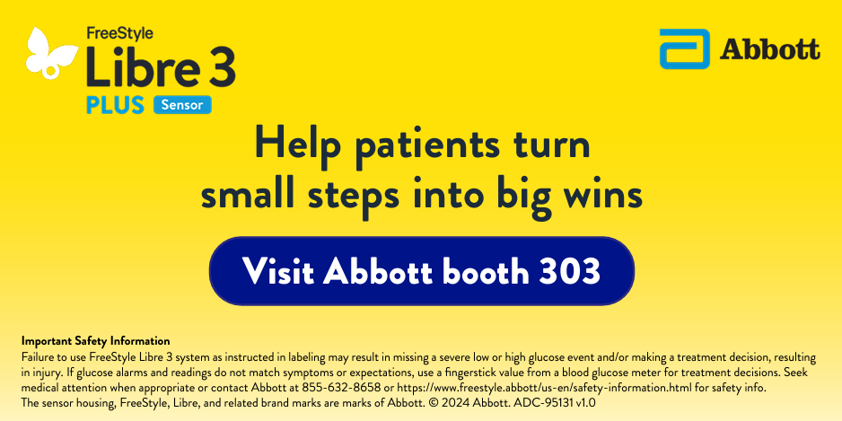 Advertisement: Visit Abbott booth 303